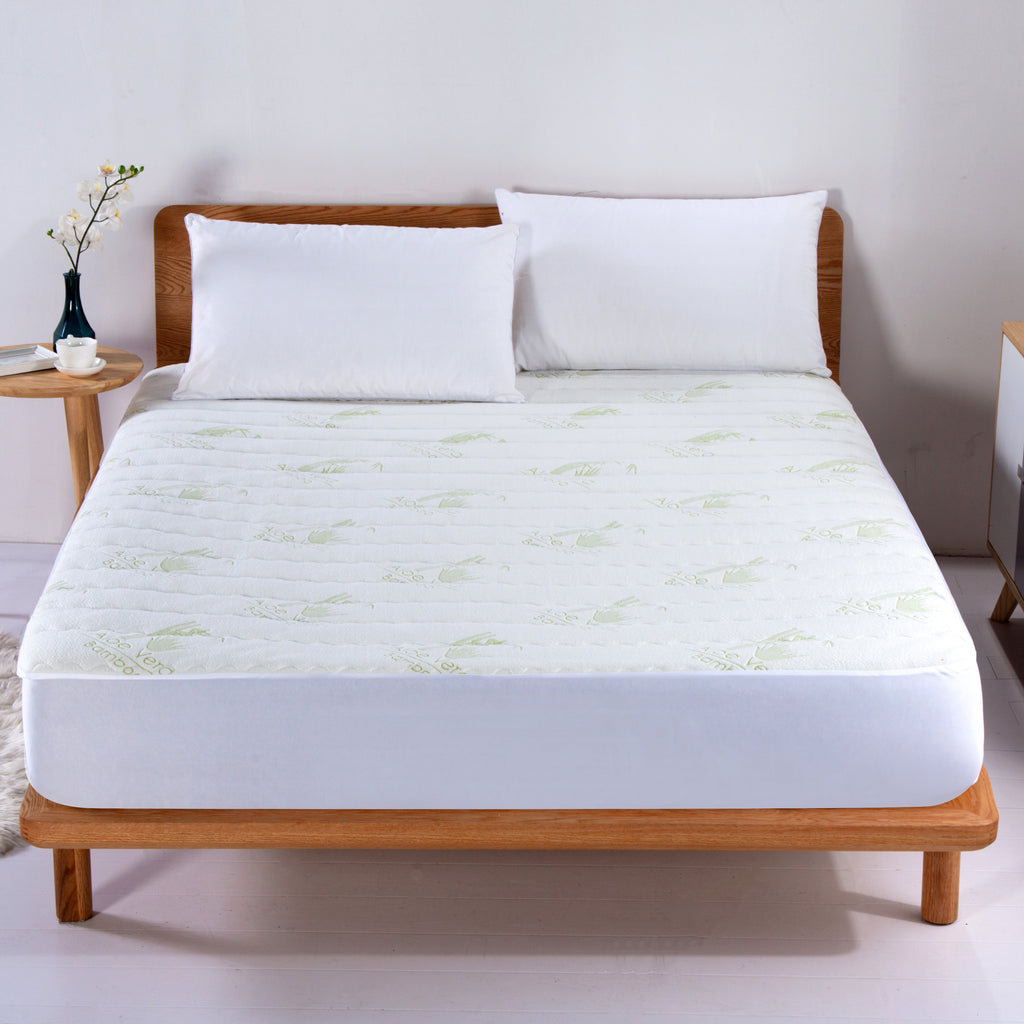 Aloe Vera Quilted Mattress Pad