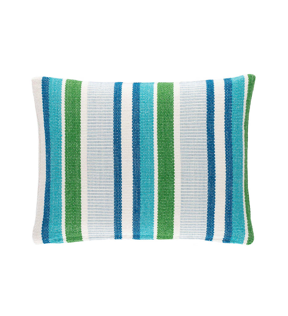 Always Greener Cobalt/Green Indoor/Outdoor Decorative Pillow